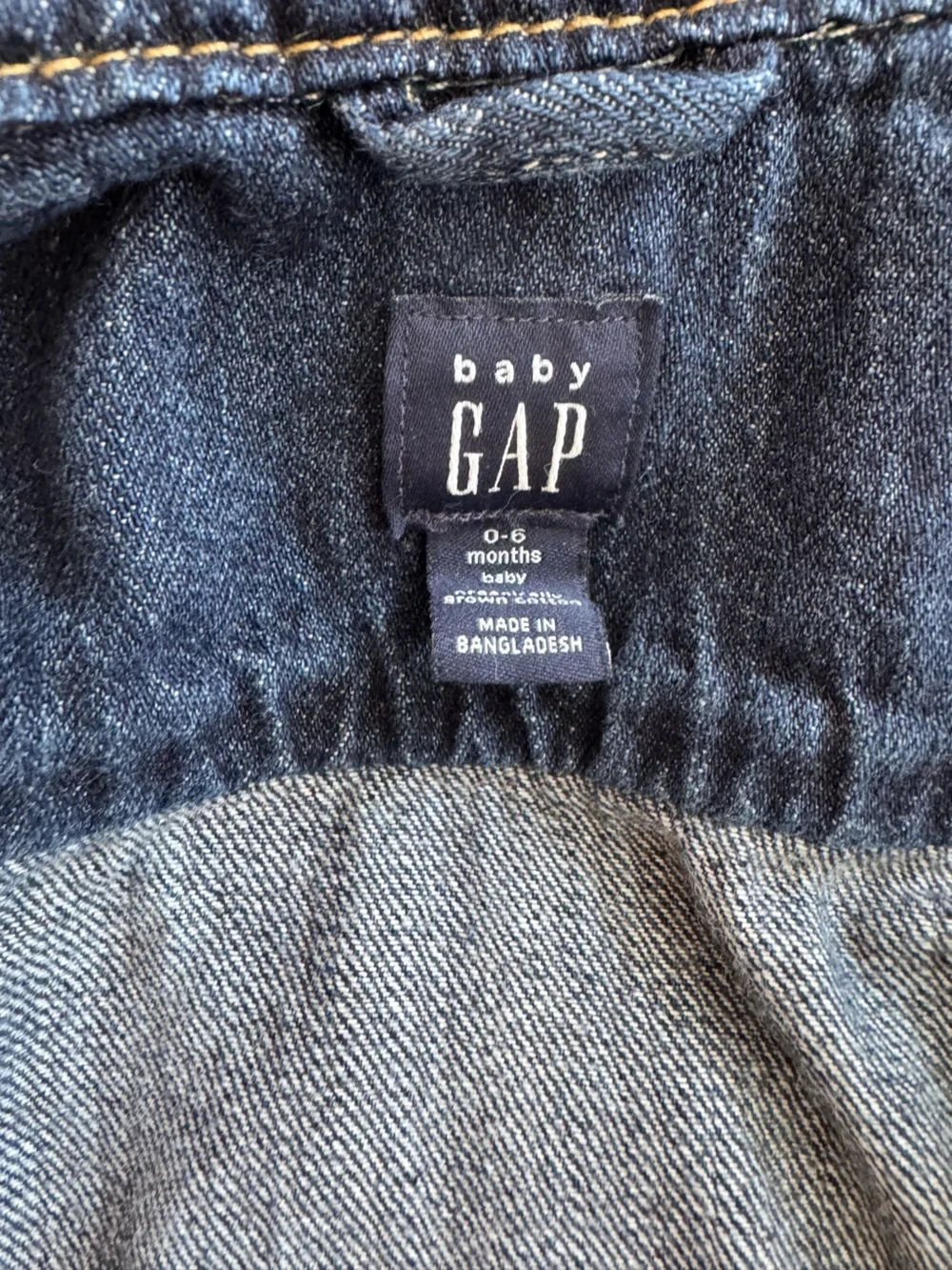 Baby Dark Blue Denim Jacket - GAP